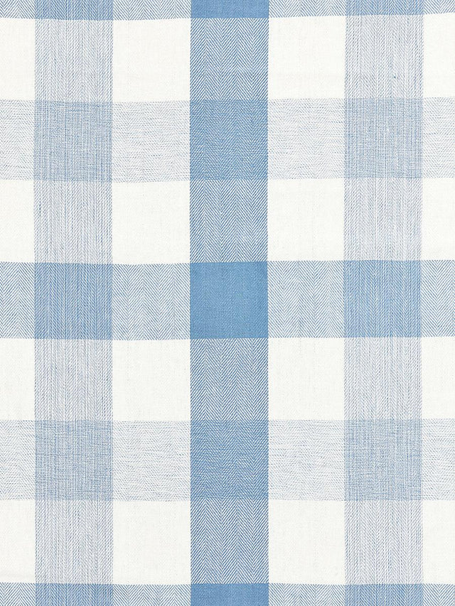 Scalamandre Westport Linen Plaid Sky Fabric