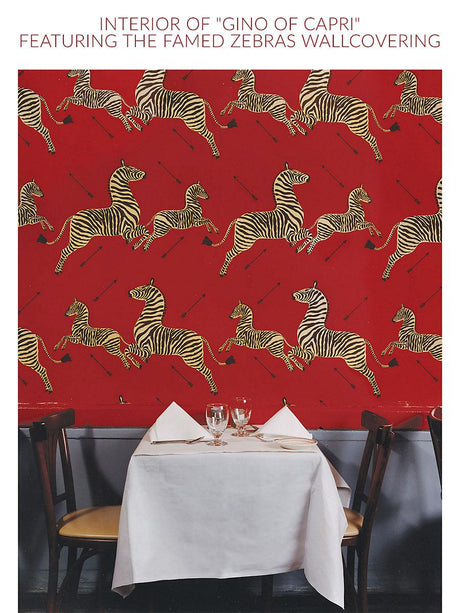 Scalamandre Zebras | Wallpaper Periwinkle Wallpaper