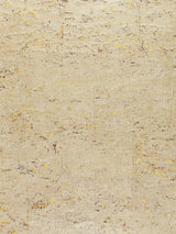 Scalamandre Metal Cork White Gold Wallpaper