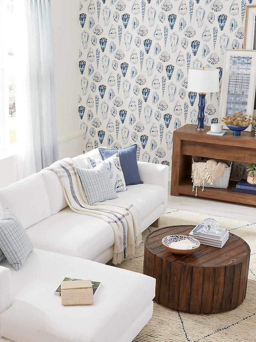 Scalamandre Coquina Porcelain Wallpaper