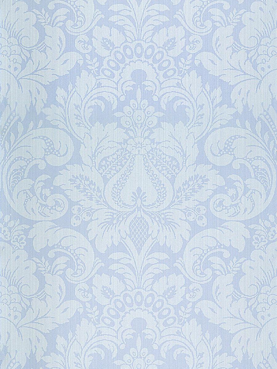 Scalamandre Daphne Canton Blue Wallpaper