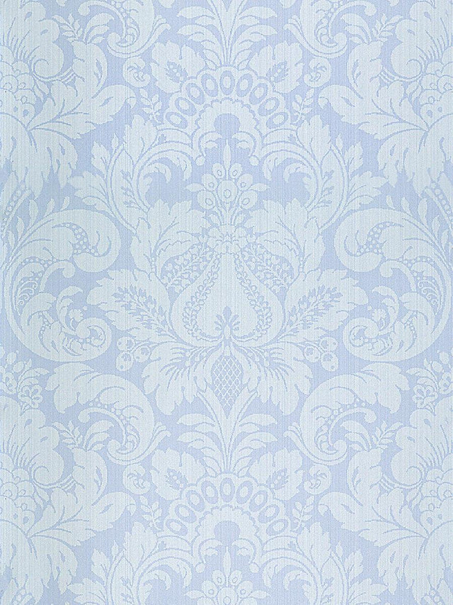Scalamandre Daphne Canton Blue Wallpaper