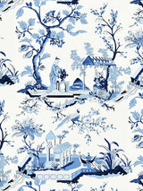 Scalamandre Ch'In Ling Porcelain Wallpaper
