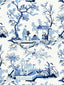 Scalamandre Ch'In Ling Porcelain Wallpaper