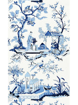 Scalamandre Ch'In Ling Porcelain Wallpaper