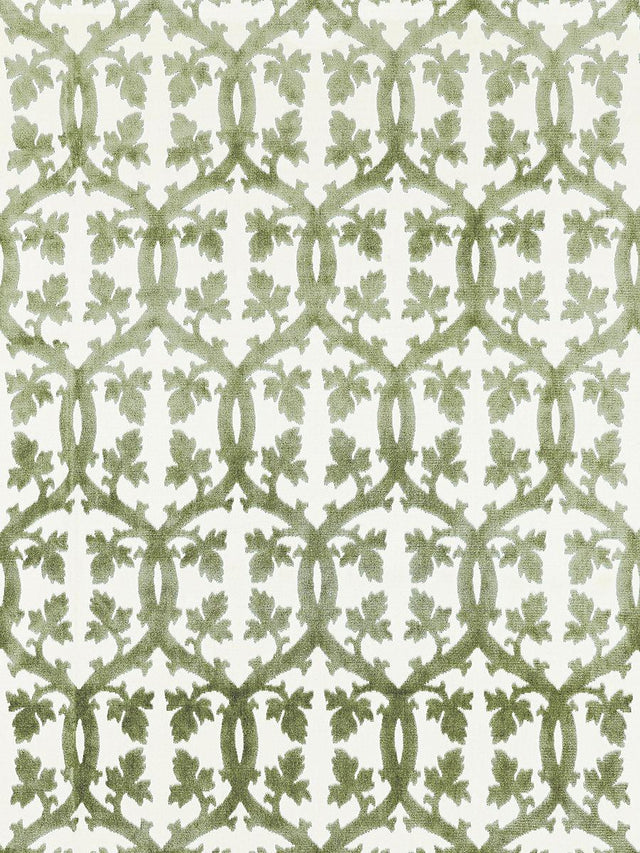 Scalamandre Falk Manor House Green Tea Fabric