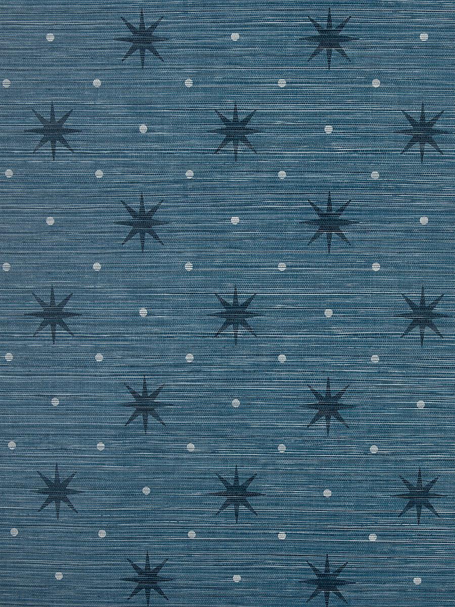 Hinson Big Trixie Navy Wallpaper
