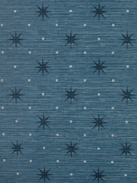 Hinson Big Trixie Navy Wallpaper