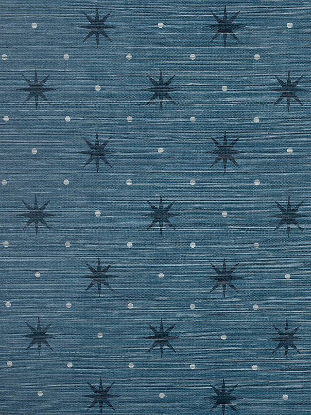 Hinson Big Trixie Navy Wallpaper