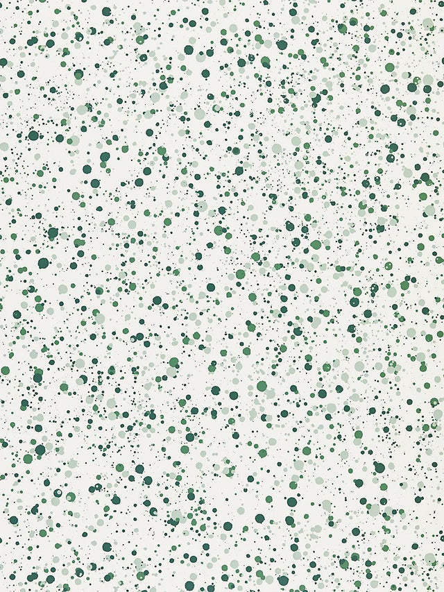Hinson Spatter Green Wallpaper
