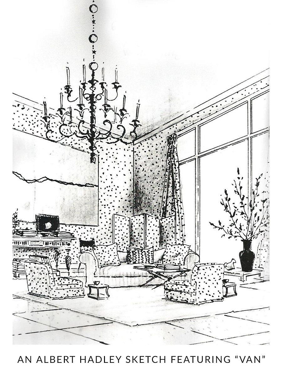 Hinson Van Red On White Wallpaper