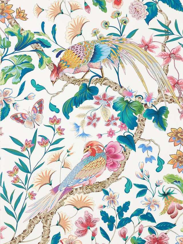 Scalamandre Botany Bay | Wallcovering Perennial Garden Wallpaper