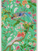 Scalamandre Botany Bay | Wallcovering Jade Wallpaper