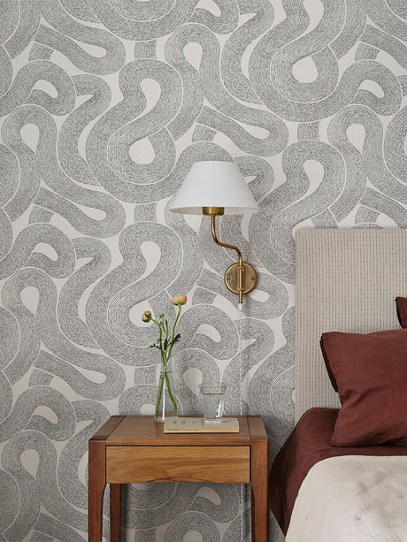 Scalamandre Zen White Wallpaper