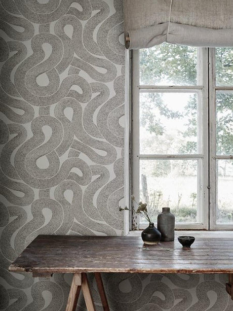 Scalamandre Zen White Wallpaper