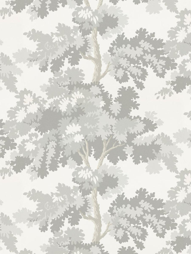 Scalamandre Raphael Gray Wallpaper