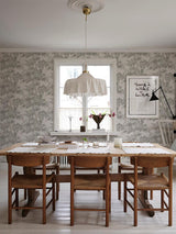 Scalamandre Raphael Gray Wallpaper