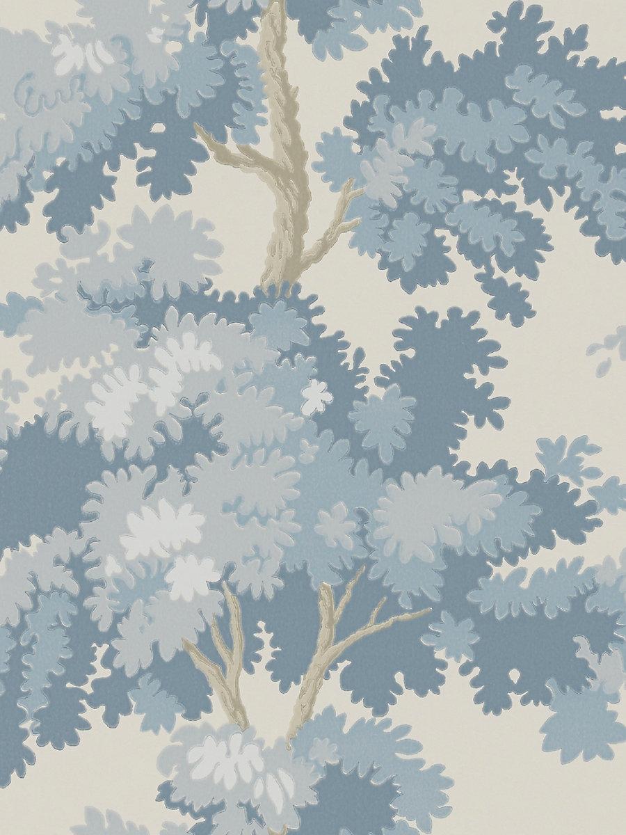 Scalamandre Raphael Light Blue Wallpaper