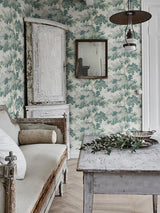 Scalamandre Raphael Green Wallpaper