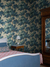 Scalamandre Raphael Dark Blue Wallpaper