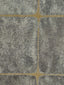 Scalamandre Silver Leaf Squares Silver On Gold Wallpaper