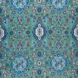 Schumacher Jahanara Carpet Jade Fabric