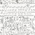 Schumacher Aviary Black On White Fabric