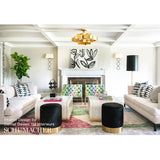 Schumacher Darya Ikat Jewel Fabric