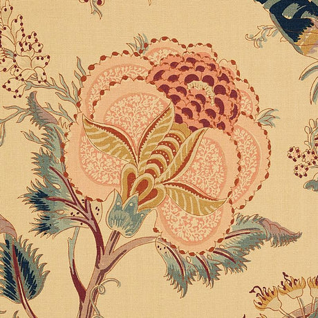 Schumacher Indian Arbre Tea Fabric