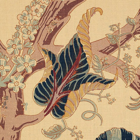 Schumacher Indian Arbre Tea Fabric