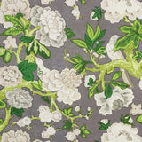 Schumacher Bermuda Blossoms Slate Fabric