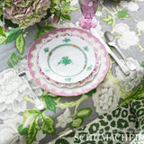 Schumacher Bermuda Blossoms Slate Fabric