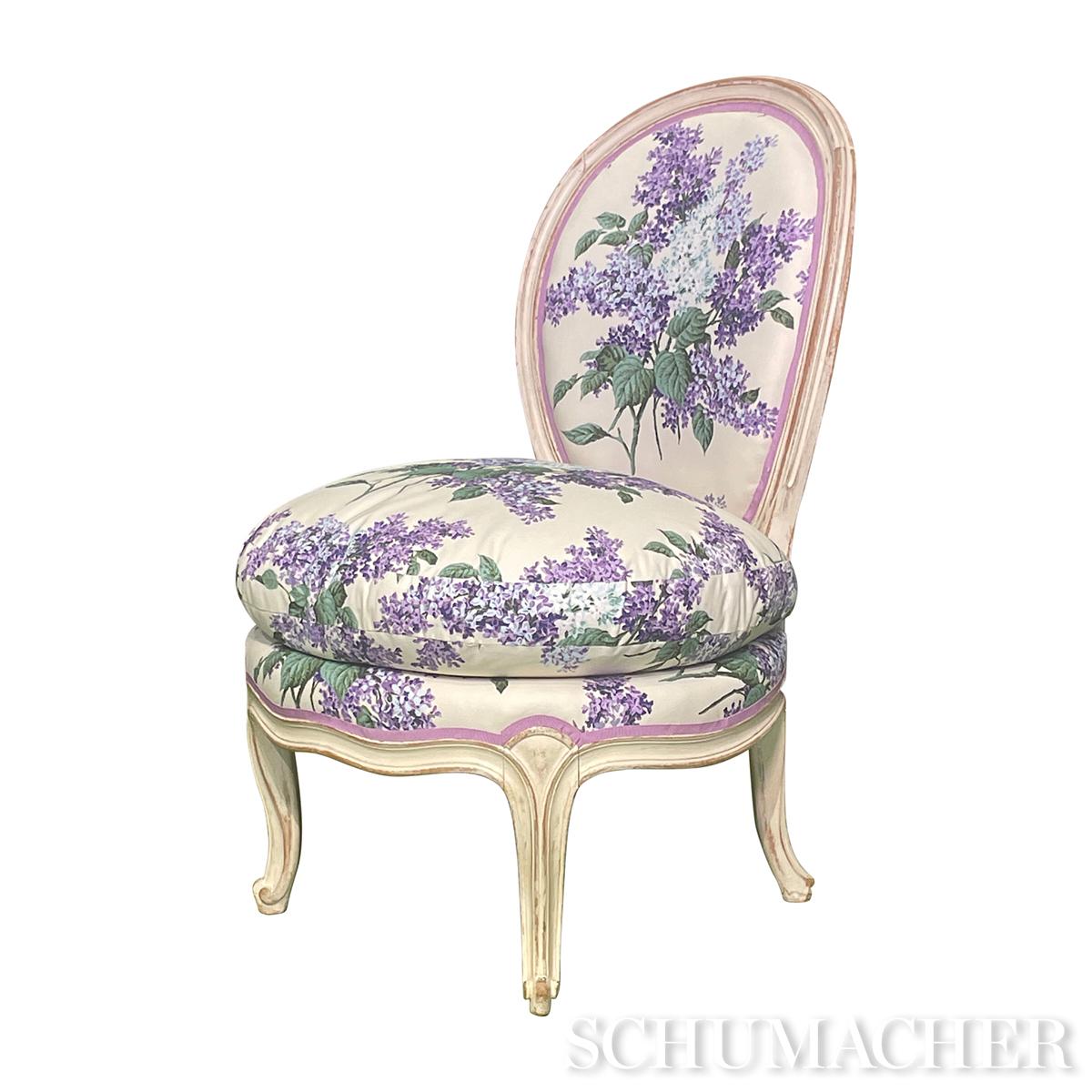 Schumacher Proust'S Lilacs Purple Fabric