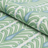 Schumacher Augustine Ikat Leaf Fabric