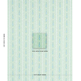 Schumacher Augustine Ikat Leaf Fabric