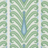 Schumacher Augustine Ikat Leaf Fabric