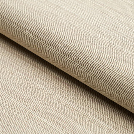 Schumacher Haruki Sisal Silver Wallpaper