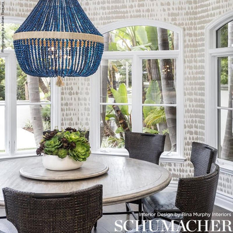 Schumacher Queen Of Spain Warm Silver Wallpaper