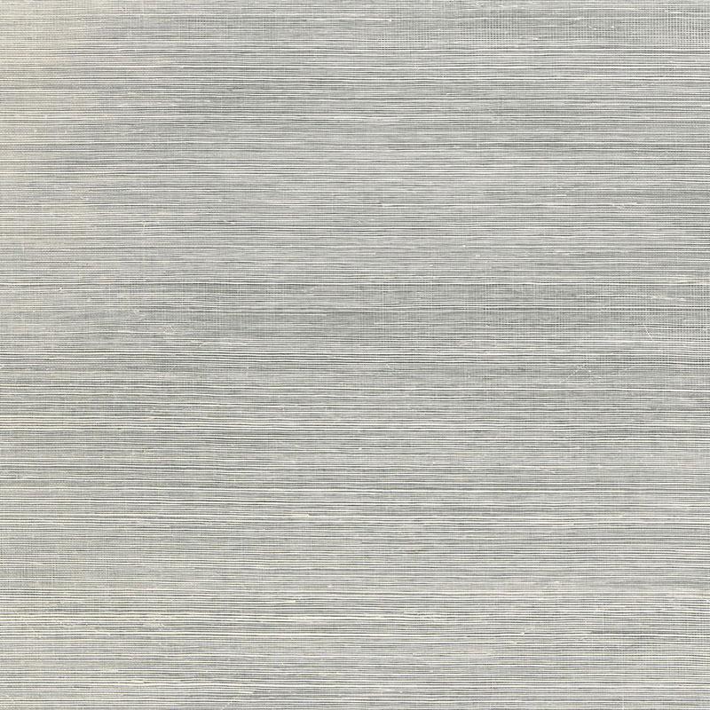 Schumacher Haiku Sisal Charcoal Wallpaper