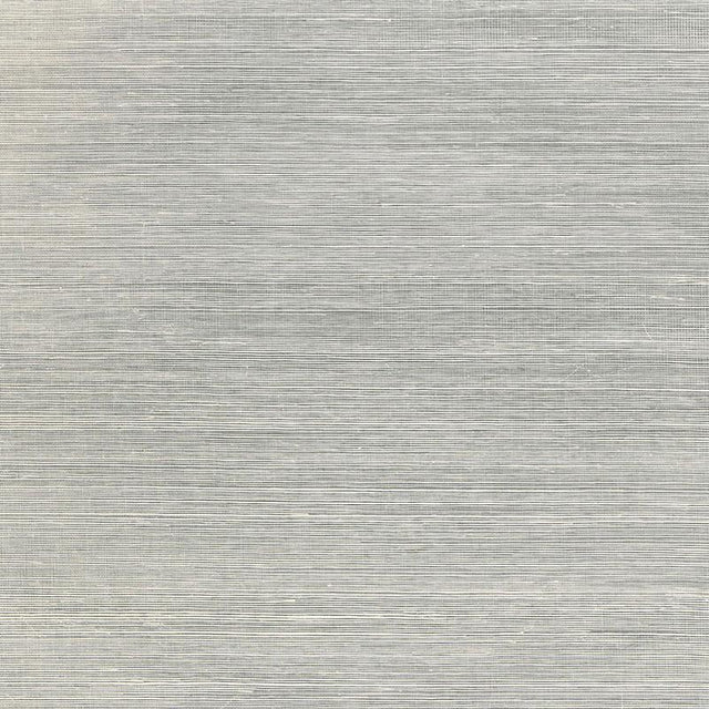 Schumacher Haiku Sisal Charcoal Wallpaper