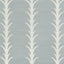 Schumacher Acanthus Stripe Sisal Chambray Wallpaper