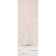 Schumacher Chinois Palais Panel Blush Conch Wallpaper