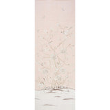 Schumacher Chinois Palais Panel Blush Conch Wallpaper
