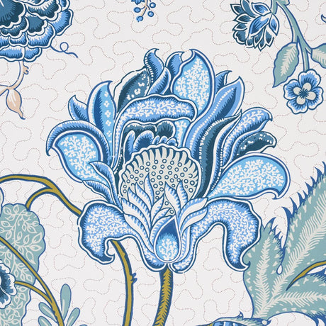 Schumacher Sinhala Sidewall Sky Wallpaper