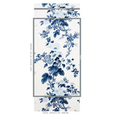 Schumacher Pyne Hollyhock Indigo Wallpaper