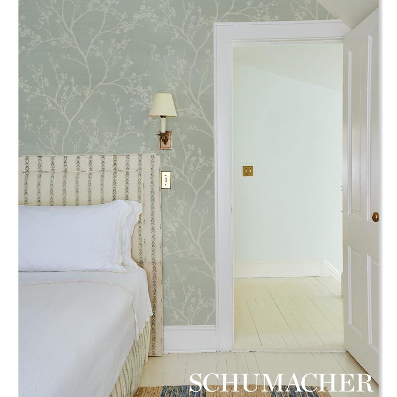 Schumacher Twiggy Sisal Sky Wallpaper – DecoratorsBest