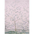 Schumacher Madame De Pompadour Panel Set Blush Wallpaper