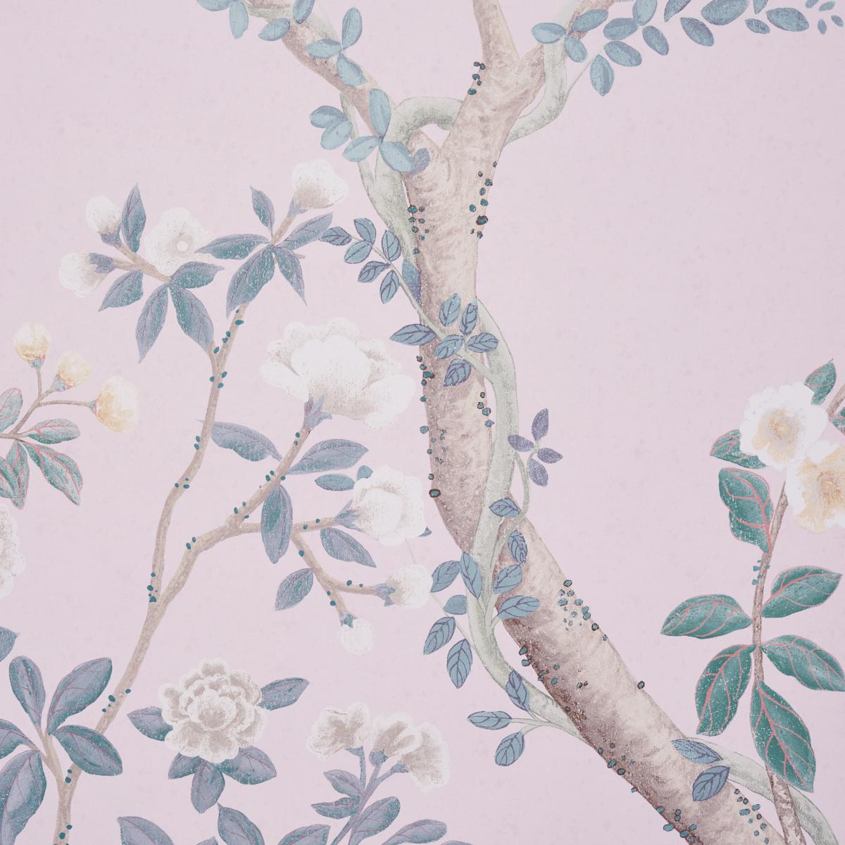 Schumacher Madame De Pompadour Panel Set Blush Wallpaper
