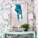 Schumacher Madame De Pompadour Panel Set Blush Wallpaper