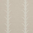 Schumacher Acanthus Stripe Vinyl Taupe Wallpaper